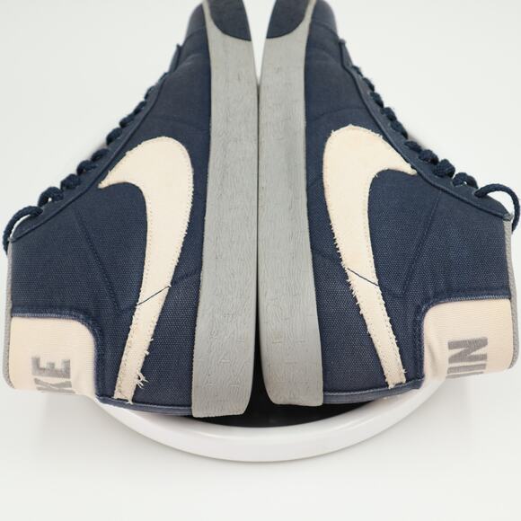 Nike Blazer Mid Canvas Mens Size 10 Obsidian Blue 2010 White 315877-402 Sneakers main image 7